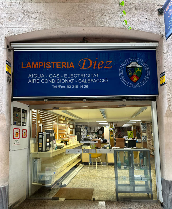 lampisteria-diez-fachada Lampistería Diez fachada